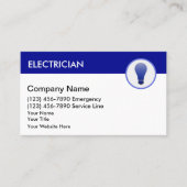 電気技師名刺 名刺 (正面)