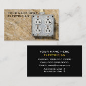 電気技師名刺 名刺 (正面/裏面)