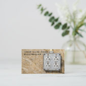 電気技師名刺 名刺 (スタンド正面)