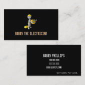 電気技師名刺 名刺 (正面/裏面)