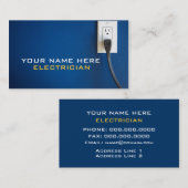 電気技師名刺 名刺 (正面/裏面)