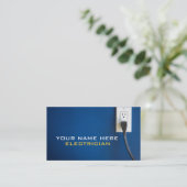電気技師名刺 名刺 (スタンド正面)