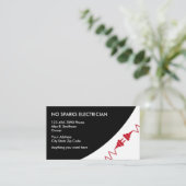 電気技師名刺 名刺 (スタンド正面)