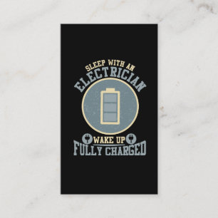 電気技師妻電気技術者夫 名刺