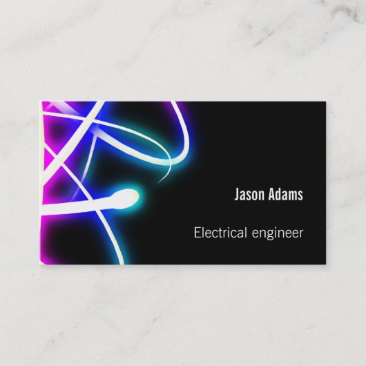 電気技師完全な| 名刺 (正面)