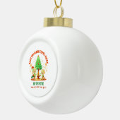 電気技師小妖精や小人はこちら セラミックボールオーナメント (右)