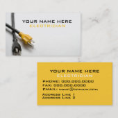 電気技師用名刺 名刺 (正面/裏面)