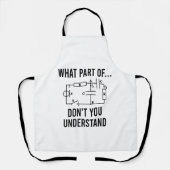 電気技師用贈答品、電気技師用贈答品  エプロン (正面)