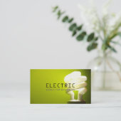 電気技師電気建築 名刺 (スタンド正面)