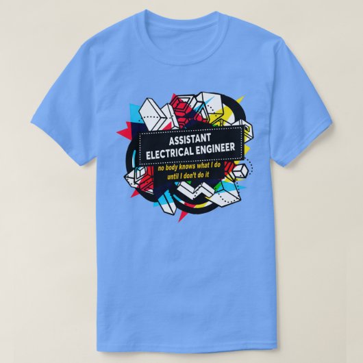 電気技師3 Tシャツ (デザイン正面)