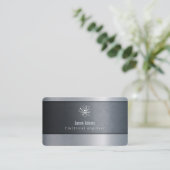 電気技師|のクールなモダン 名刺 (スタンド正面)