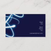 電気技師|の濃紺 名刺 (裏面)