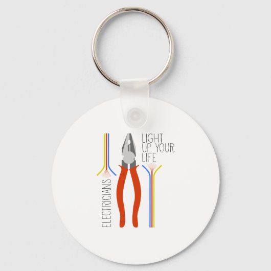 電気技師 キーホルダー (正面)
