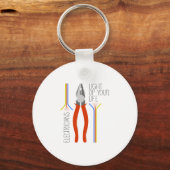 電気技師 キーホルダー (正面)