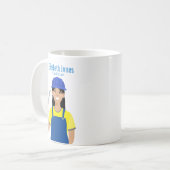 電気技師 コーヒーマグカップ (正面左)