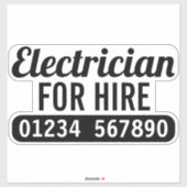 電気技師 シール (シート)