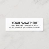 電気技師 スキニー名刺 (裏面)