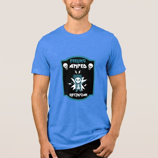 電気技師 トライブレンドTシャツ (正面)