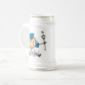 電気技師 ビールジョッキ (正面左)