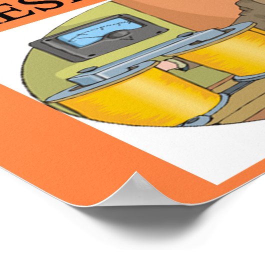 電気技師 ポスター (角)