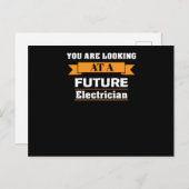 電気技師 ポストカード (正面/裏面)