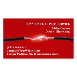 電気技師 マグネット名刺