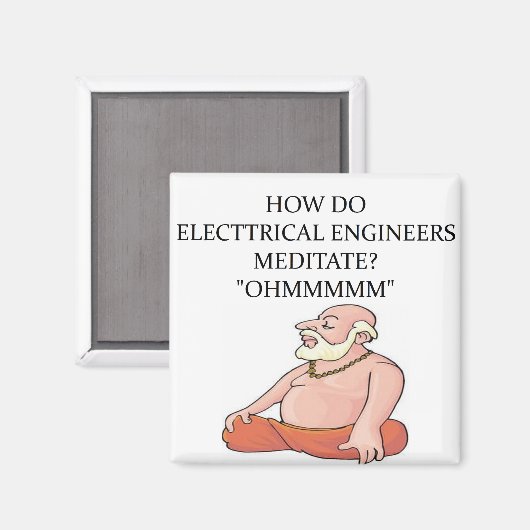 電気技師 マグネット (正面/裏面)