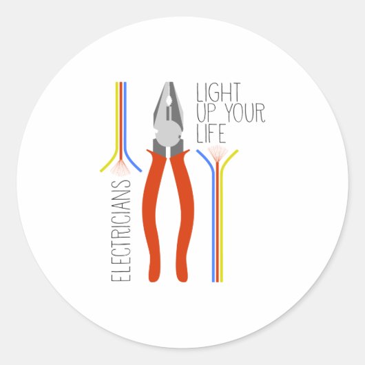 電気技師 ラウンドシール (正面)