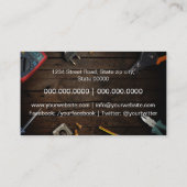 電気技師 名刺 (裏面)