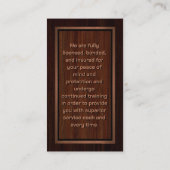 電気技師 名刺 (裏面)