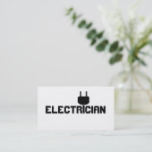 電気技師 名刺 (スタンド正面)