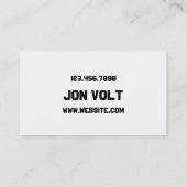 電気技師 名刺 (裏面)