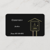 電気技師 名刺 (正面)