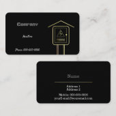 電気技師 名刺 (正面/裏面)