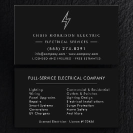 電気技師 - 現代電気工事会社 名刺