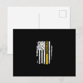 電気技師 米国国旗 アメリカ 電気のギフト ポストカード (正面/裏面)