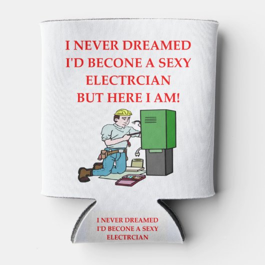 電気技師 缶クーラー (正面)