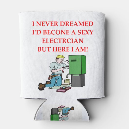 電気技師 缶クーラー (裏面)