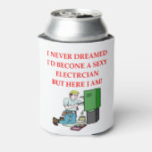 電気技師 缶クーラー (缶裏面)