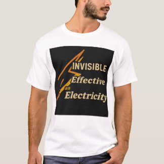 電気技師: 見えない、効果的 Tシャツ
