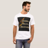 電気技師: 見えない、効果的 Tシャツ (正面フル)