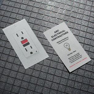 電気技師  電気工事業者 名刺