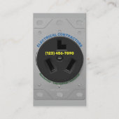 電気技師 | 電気工事請負業者 名刺 (正面)