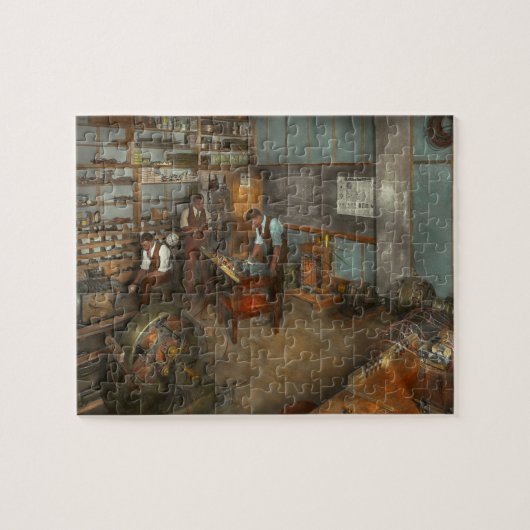 電気技師-電気技師のコース1915年 ジグソーパズル (横)