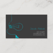 電気技師、電気、建築名刺 名刺 (裏面)