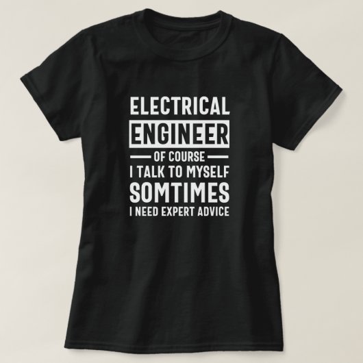 電気技師 Tシャツ (デザイン正面)