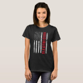 電気技師 – USA Flag Lineman Electrical Worker R Tシャツ (正面フル)
