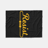 電気技術者のためのレジスタギフトアイディア フリースブランケット (正面(横))