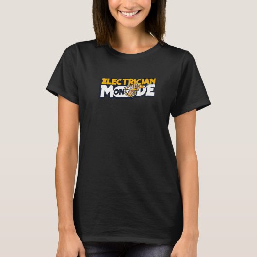 電気技術者の電子モード Tシャツ (正面)