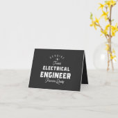 電気技術者への贈与 カード (黄色い花)